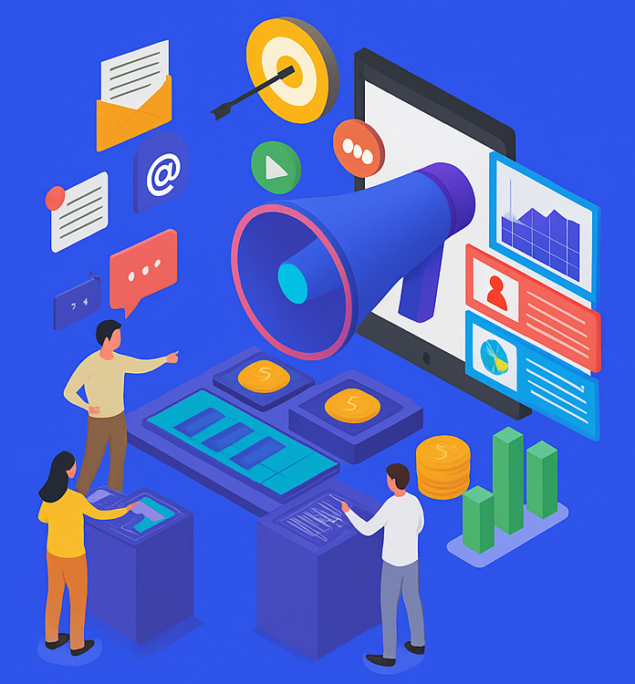 Digital Marketing Illustration